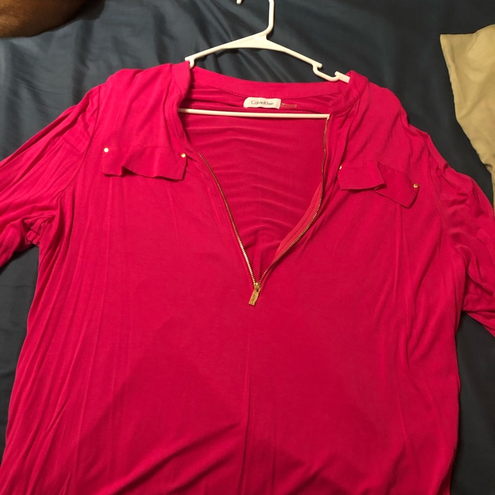 Calvin Klein quarter sleeved shirt